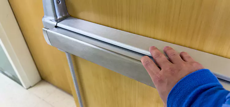 Installing a Push Bar on a Door Douglasville